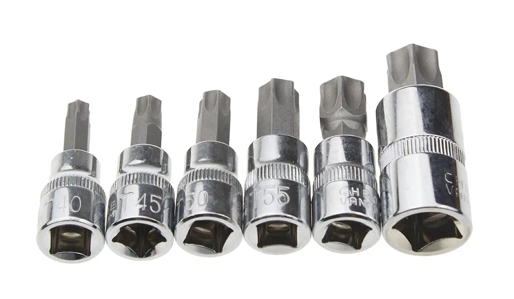 Головки со звездочками. Головка torx e8. Набор головок torx e10-e24 т20-т70 (dr1/2"; 19пр, пласт. Головки со звездочками. Головка звездочка торкс на 30.