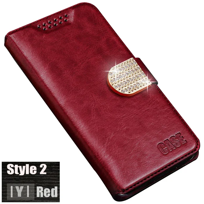 Style2-Red IYI Роскошный чехол для телефона zte Blade A610 A610C A 610 откидная крышка Капа силиконовый кошелек кожаная сумка кожаный чехол для zte A610 A610C чехол - Цвет: Style2-Red IYI