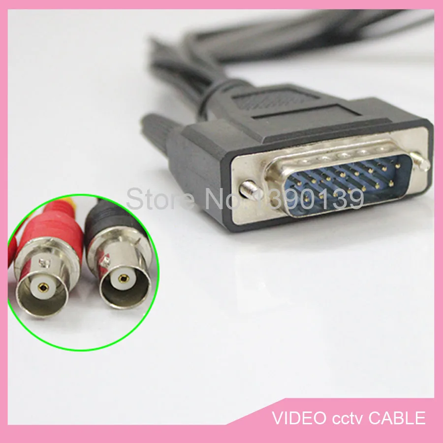 1 компл. Кабель видеонаблюдения с VGA 15P 3 ряда штекер к 8 BNC Гнездовой разъем в