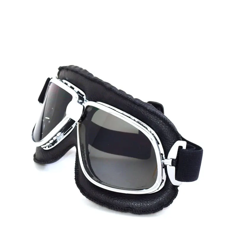 

5 Colors Motorcycle Goggles motocross Vintage for Pilot Glasses Jet Helmet Motocross Sunglasses UV Protection Eyewear