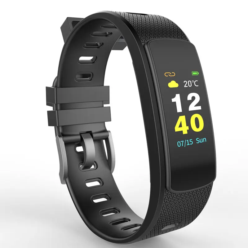 IWOWNFit I6 HR C с цветным экраном монитор сердечного ритма умный браслет с фитнес-трекером спортивный умный Браслет