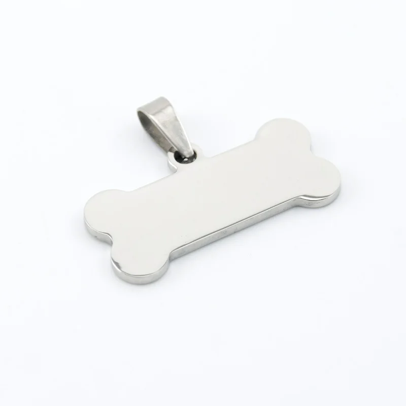 Подвеска в виде косточки для собаки бирка амулеты пустые идентификационные