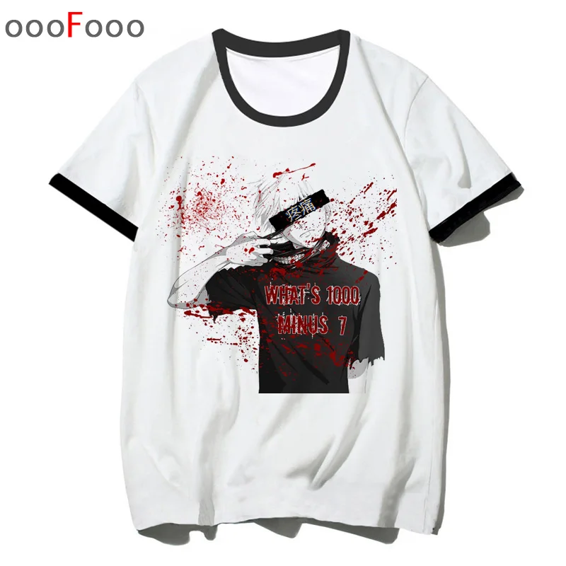 Японская футболка Tokyo Ghoul Kaneki Ken аниме Мужская Мужская/Женская в стиле хип хоп с