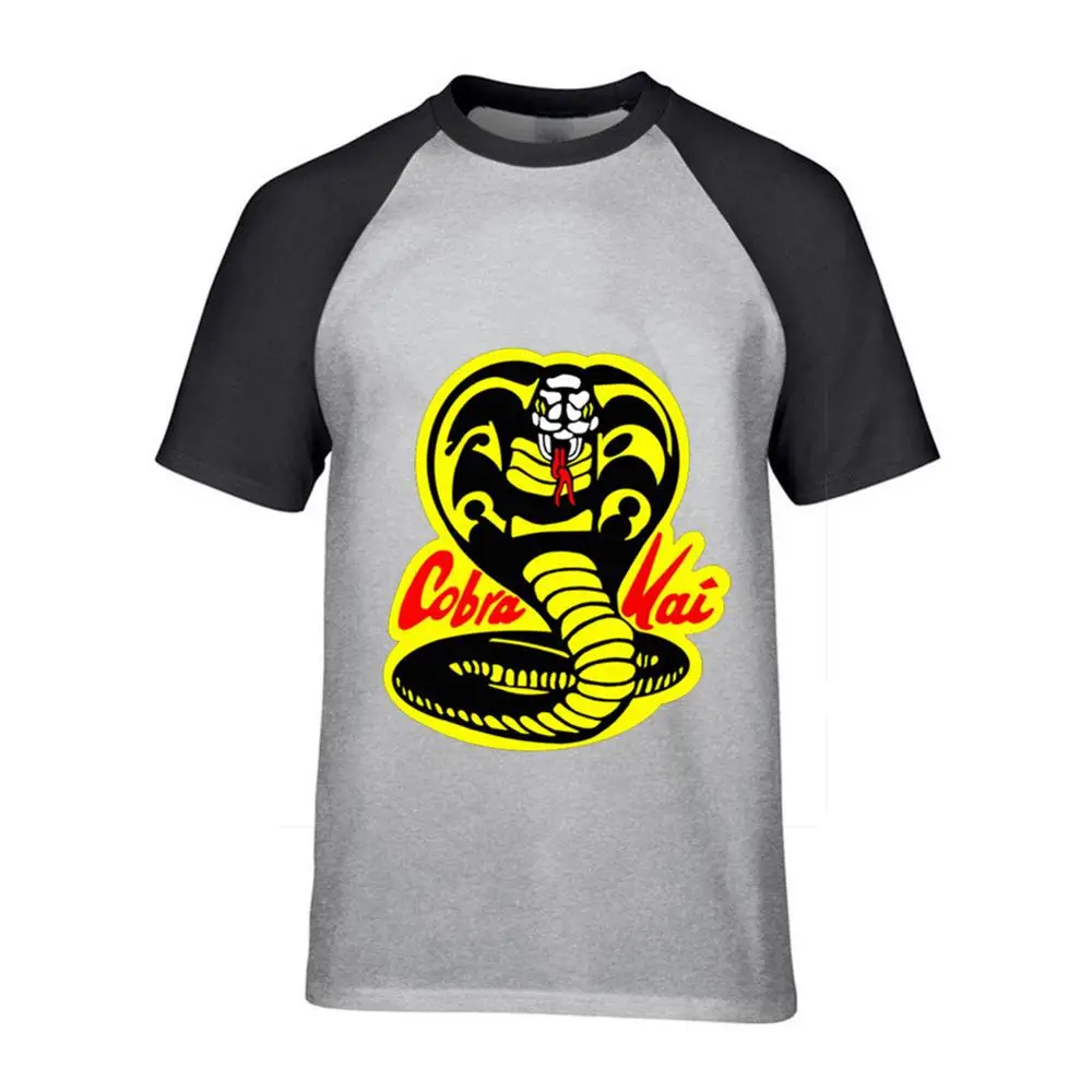 Новинка 2019 года Vestido винтажные футболки verano Cobra Kai Мужская футболка для карате