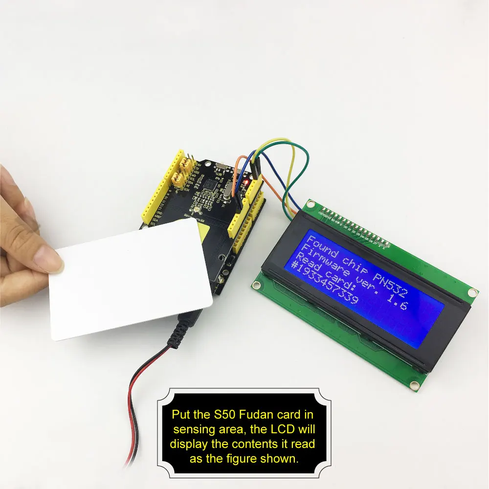 Экран контроллера Keyestudio PN532 NFC/RFID для arduino uno r3|shield for arduino|shield unonfc pn532 |