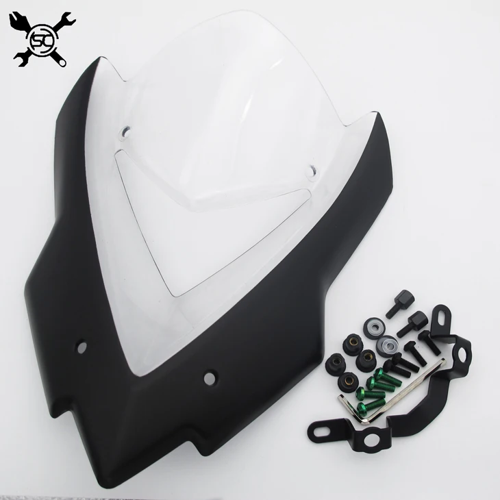 Козырёк ветрового стекла для мотоцикла Kawasaki Z1000 2014 2015 2016 2017 2018 2019|windshield windscreen|double
