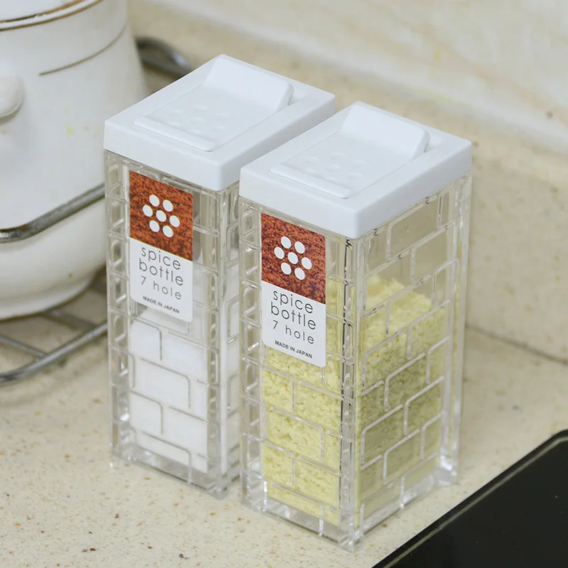 QuickDone прозрачный Творческий приправа баночка для специй соль канистра соусница с