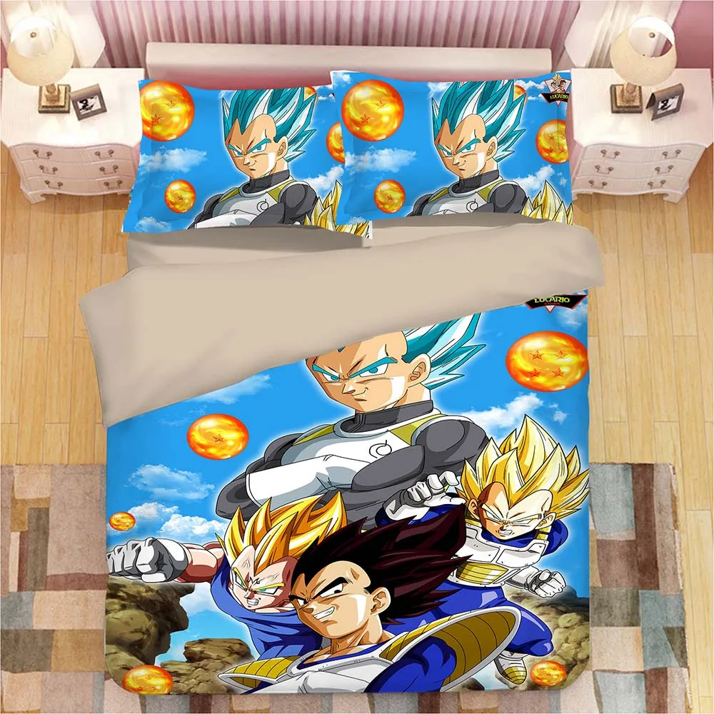 5 DRAGON BALL Z 3D постельное белье Сон Гоку Вегета пододеяльники наволочки постельный комплект одеяло комплекты постельного белья постельное белье - Цвет: 5