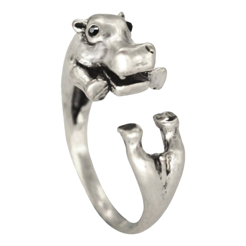 KUNIU Мода 2017 античные серебряные кольца для мужчин и женщин унисекс винтаж ретро