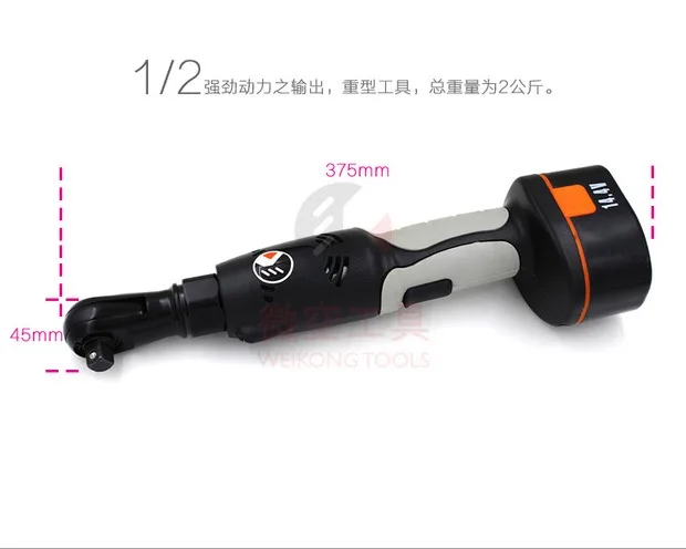 Rechargeable Electric Cordless Angle Power Ratchet Wrench 2457-21 1/2-in M12 Lithium-Ion Big Size Car repair | Инструменты