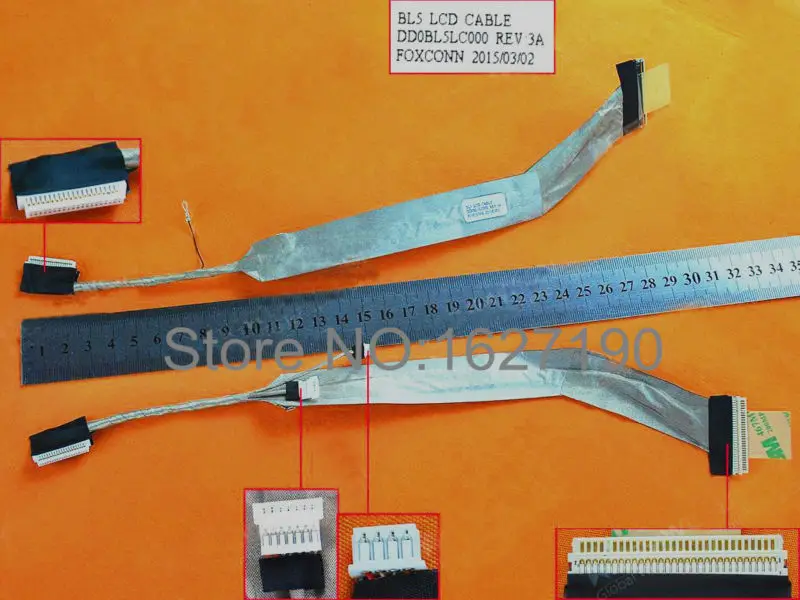 Новый ЖК-кабель для ноутбука TOSHIBA A300 P/N DD0BL5LC000 замена и ремонт кабель LVDS |