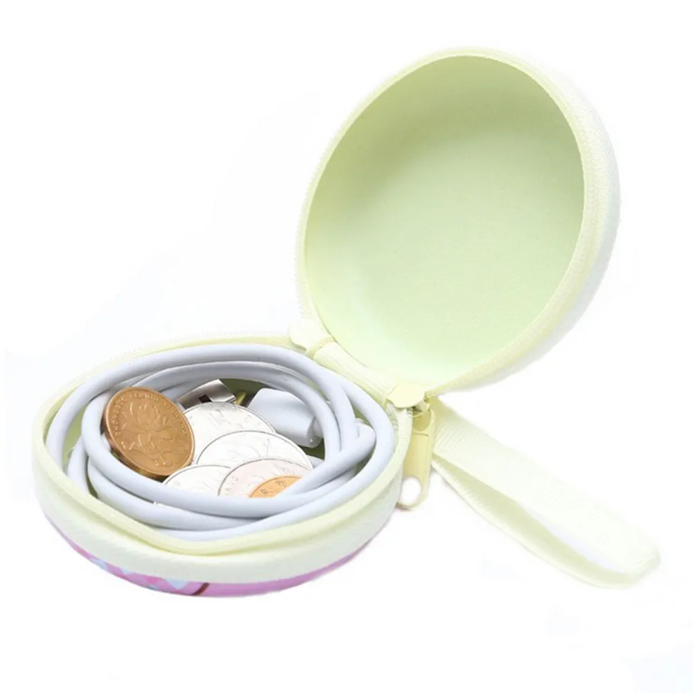 Женский кошелек OCARDIAN короткий с милыми мультяшными элементами круглая сумочка