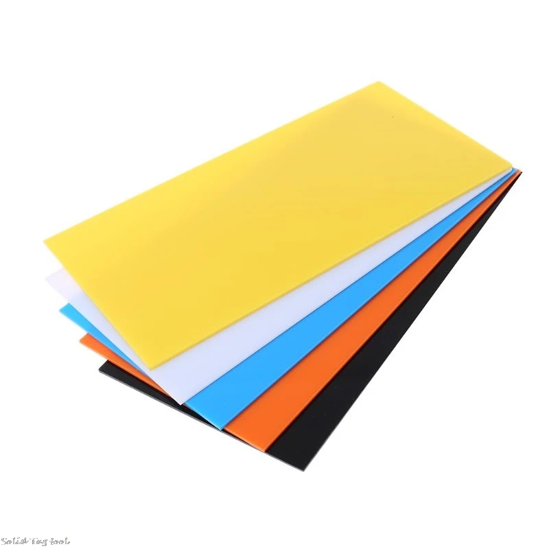 10x20 см доска из оргстекла цветной акриловый лист DIY игрушки Аксессуары Модель dls
