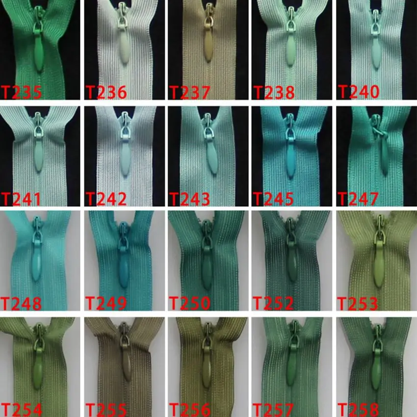 100 шт. невидимые нейлоновые застежки молнии 25 см|nylon zippers|invisible zipperzipper invisible |