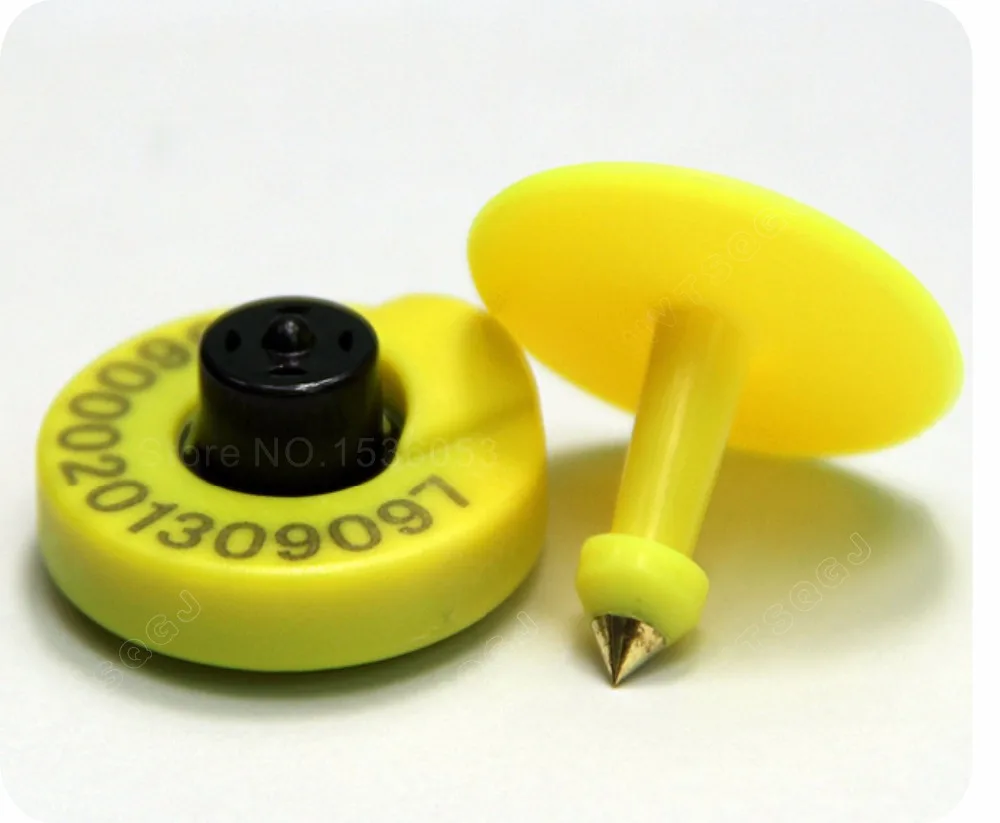 200 шт. RFID-бирка для животных с EM4305 управления животными Ушная бирка кошачьих коров