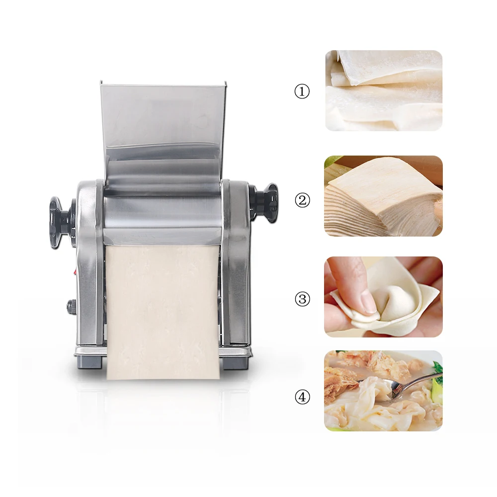 

Electric Noodles Machine Dough Noodle Maker Commercial Pasta Maker Adjustable Thick Noodles&Dough Width Cutter Food Processories
