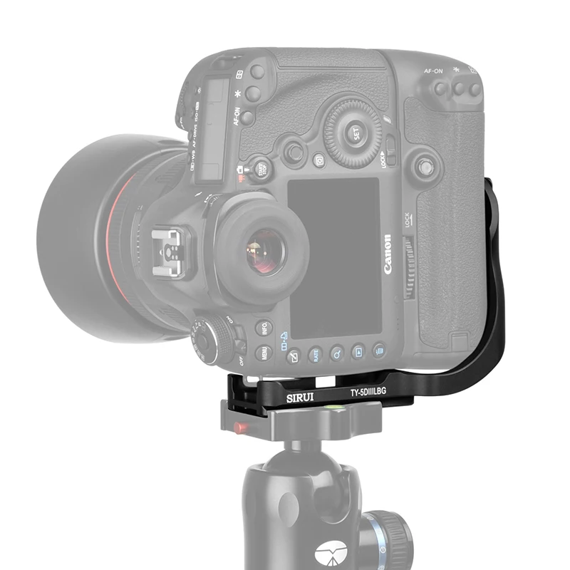 Sirui БЫСТРОРАЗЪЕМНАЯ пластина L кронштейн для камеры Canon 5D Mark III вертикальный