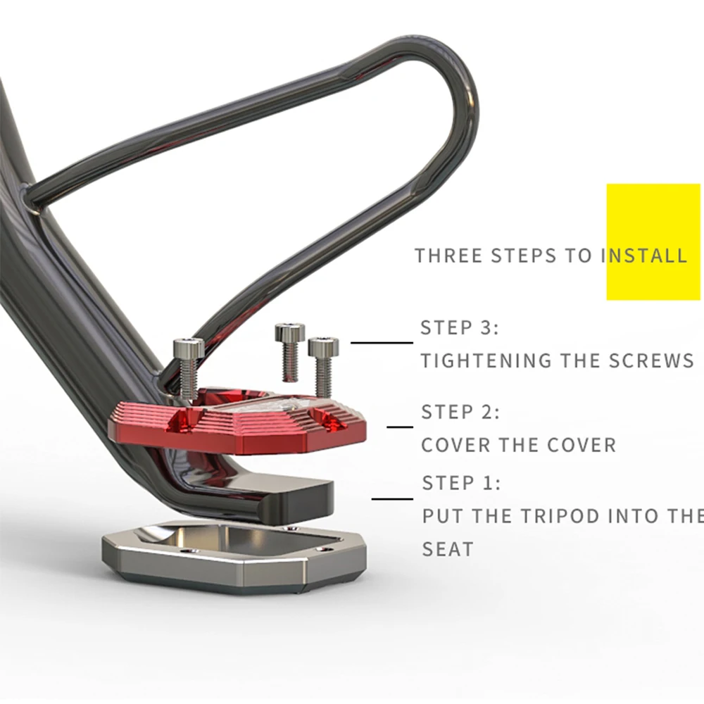 Подставка для мотоцикла SPIRIT BEAST боковая подставка увеличенная пластина Kawasaki Bmw