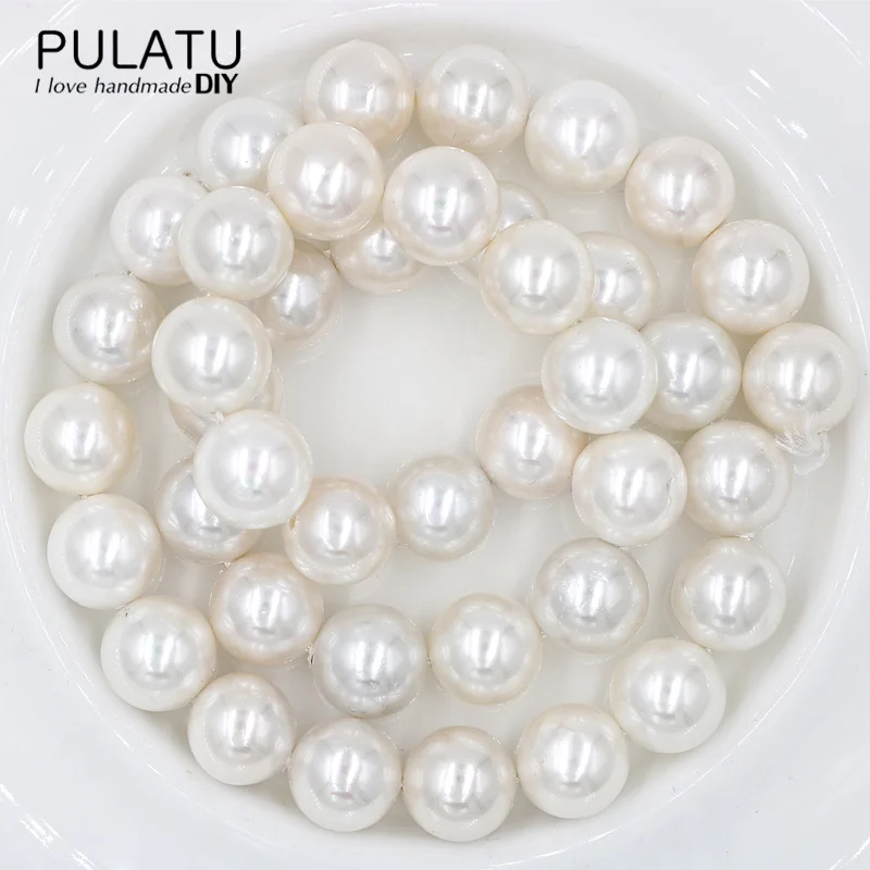 10 шт./лот мм бусины из натурального жемчуга для самостоятельного изготовления