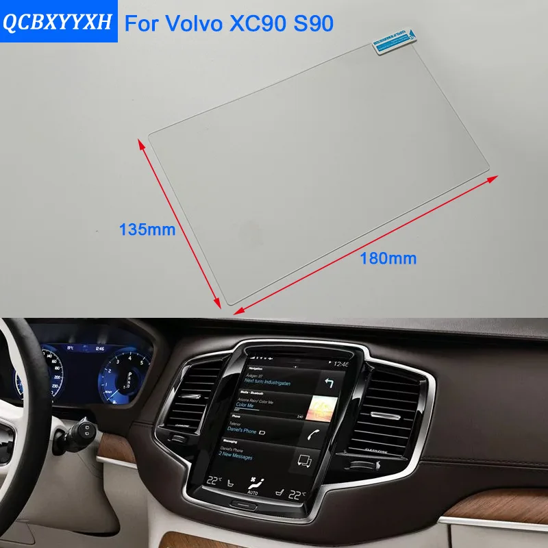 Для Volvo XC60 XC90 V40 S90 S60 V60 Стайлинг автомобиля GPS Навигация экран стекло защитная