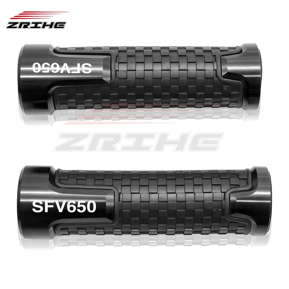 CNC 7/8 алюминиевый резиновый руль для мотоцикла аксессуары рукоятка SUZUKI SFV650 GLADIUS SFV
