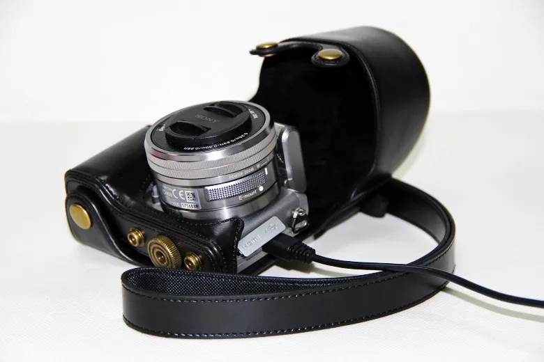 Из искусственной кожи Камера сумка для Sony Alpha NEX-5/NEX-5T/NEX-5R/NEX-5N NEX 5/5 т/5R/5N NEX5T NEX5N 5N 5 т 5C