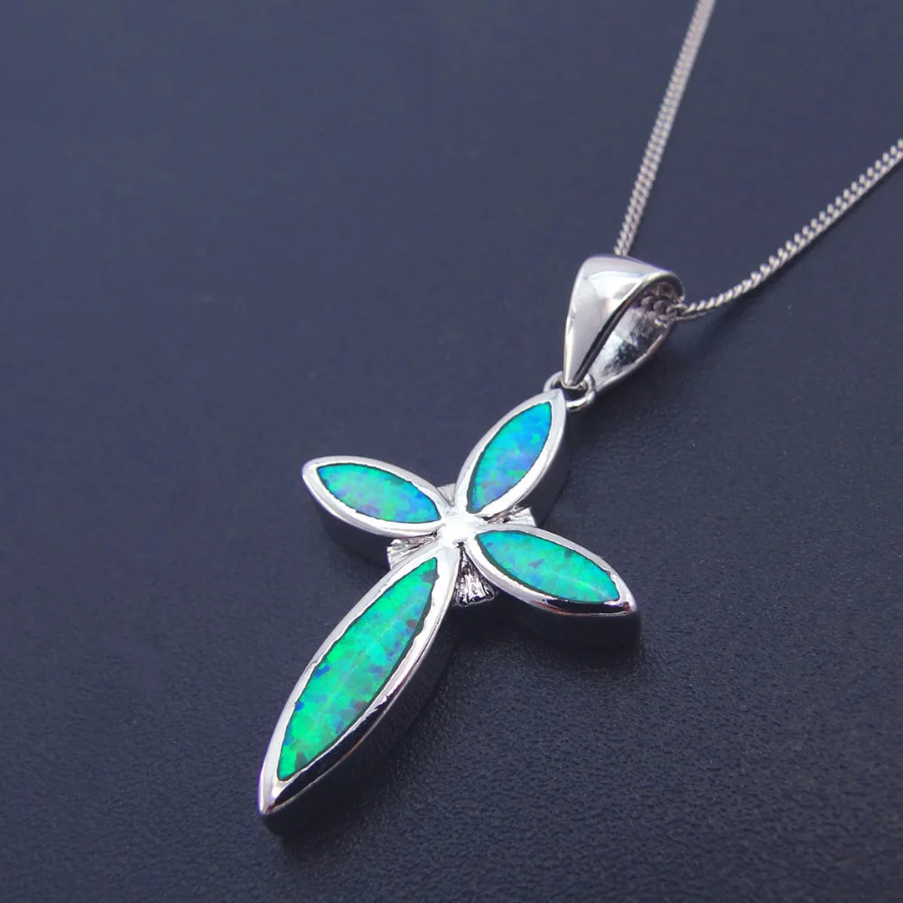 Новое поступление ювелирные изделия подвеска ожерелье с зеленым опалом Подвеска