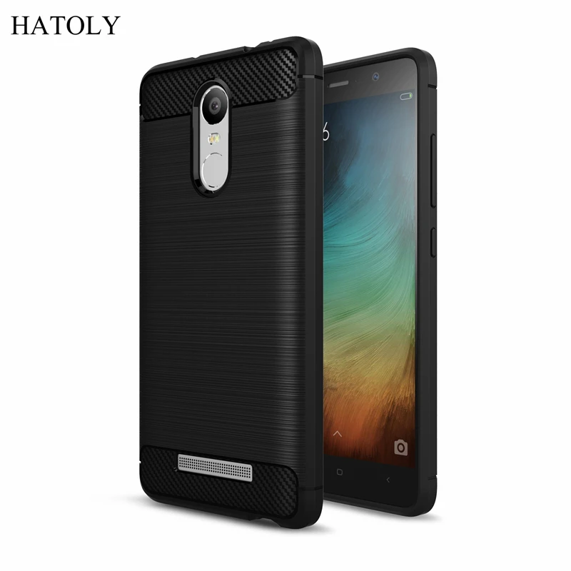 HATOLY For Capa Xiaomi Redmi Note 3 Pro Case Anti-knock Soft TPU Brushed Rugger Silicon Phone &lt |