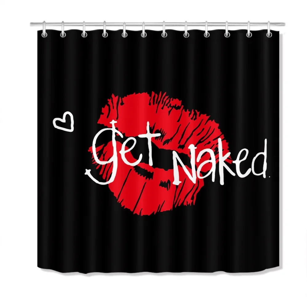 Забавные милые привлекательные красные губы помада отметка черный телефон