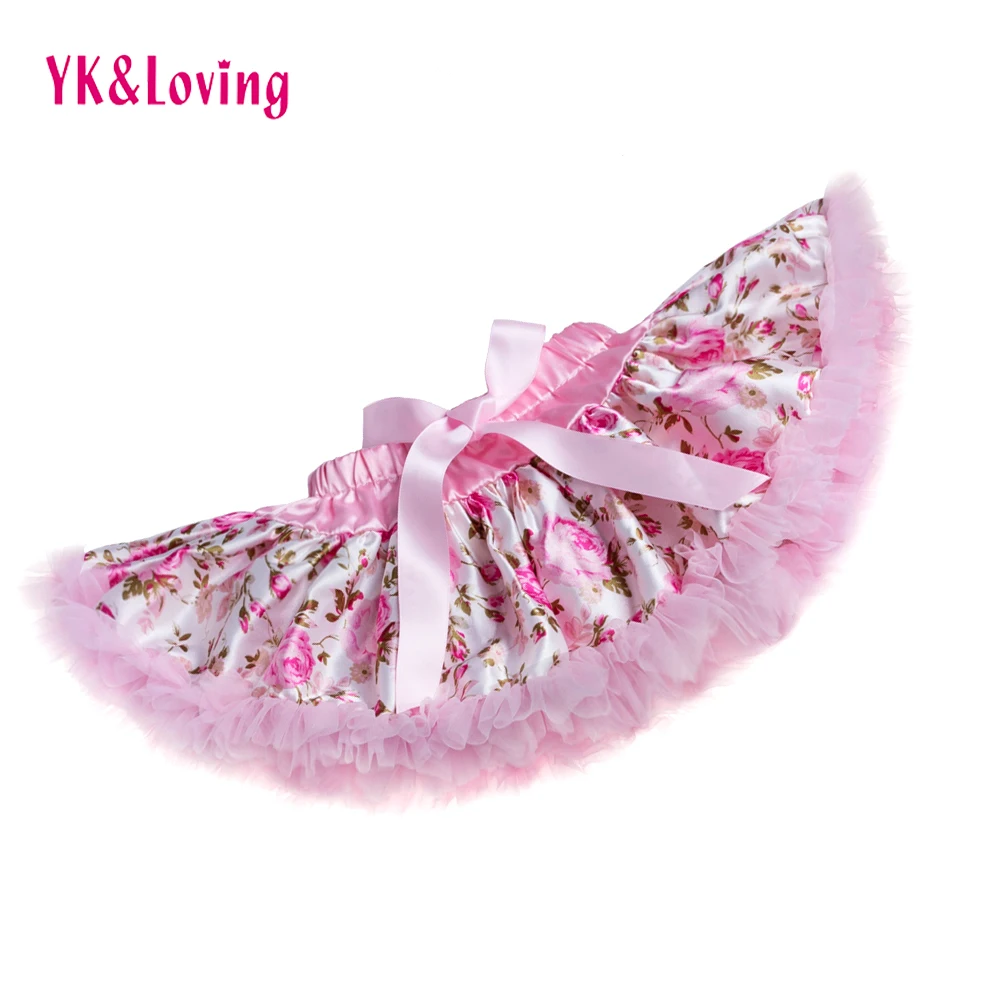 Юбка пачка для малышей с рюшами девочек юбки маленьких детский воздушные