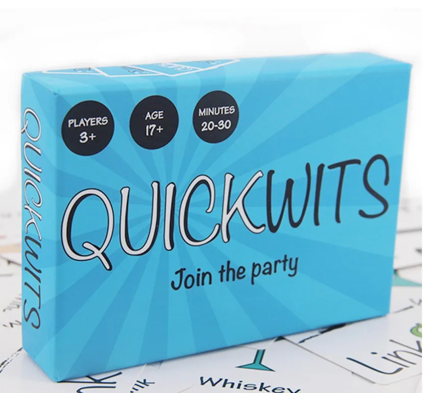 Популярная Настольная игровая карта для взрослых Quickwits|Настольные игры| |