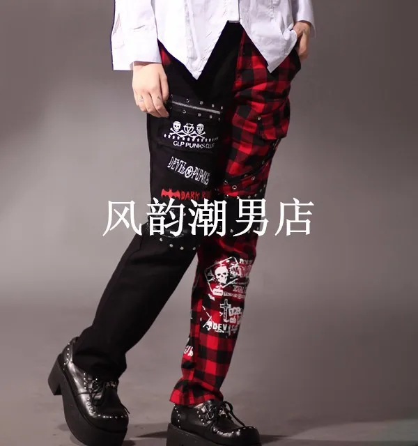 27-37 2017 Мужская одежда GD стилист уличной моды Хаотичный рисунок черепа не