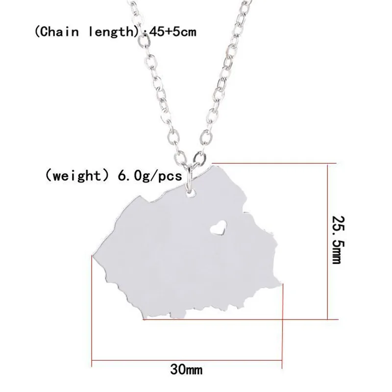 New Poland Map Necklace Gold Silver Color Stainless Steel Pendant Memorial Jewellery | Украшения и аксессуары