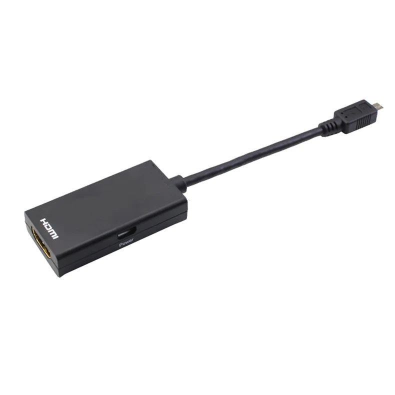 Горячая продажа микро USB MHL к HDMI порту папа 2 Женский 1 в Out сплиттер кабель адаптер