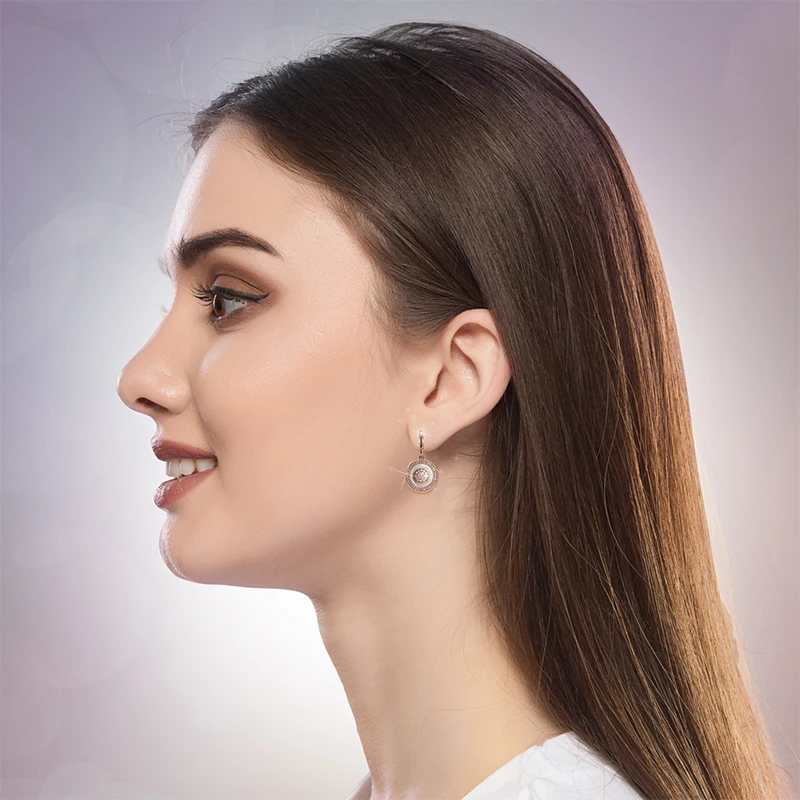 Женский винтажный комплект ювелирных изделий большие круглые стальные кольца и