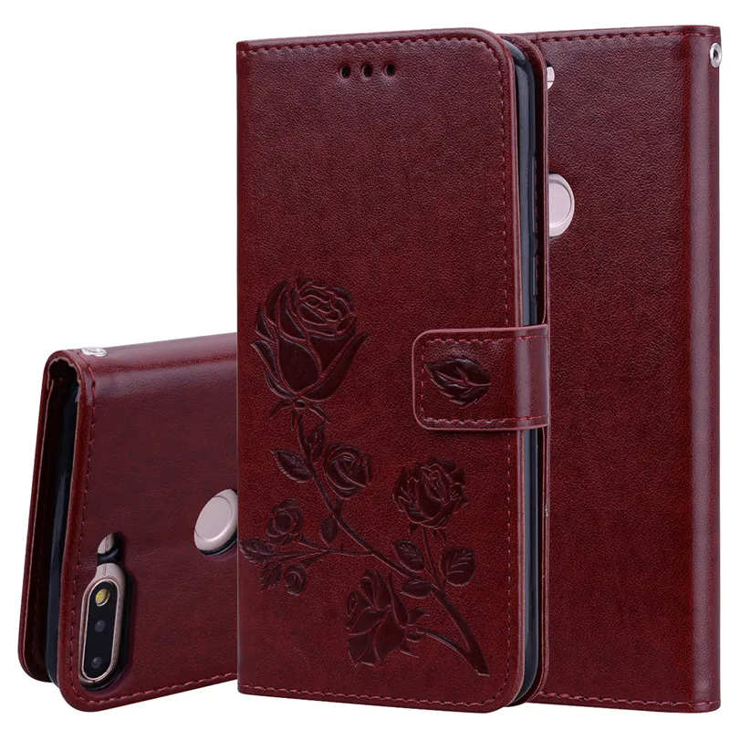 Brown Кожаный чехол для huawei Honor 7C, чехол, 5,7 дюймов, AUM-L41, кошелек, флип-чехол для телефона, чехол s для Honor 7C Pro LND-L29 5,99, чехол, Coque Fundas - Цвет: Brown