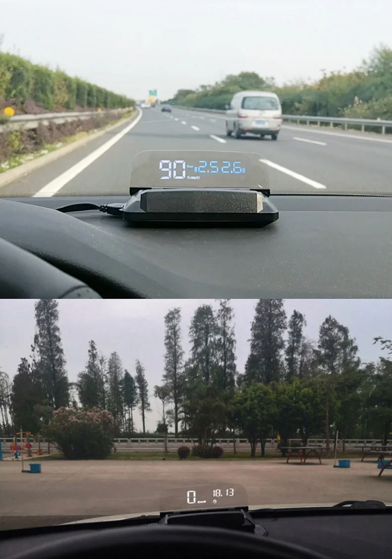 EANOP TPMS зеркало HUD OBD2 дисплей Спидометр лобовое стекло проектор на бортовой компьютер с сигнализацией давления в шинах