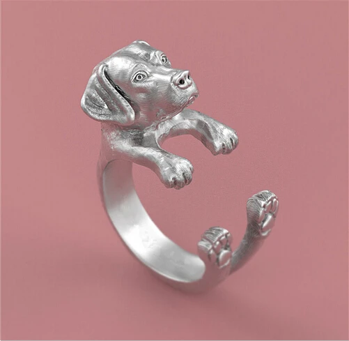 Оптовая продажа уникальное кольцо ручной работы в стиле бохо ретро лабрадор