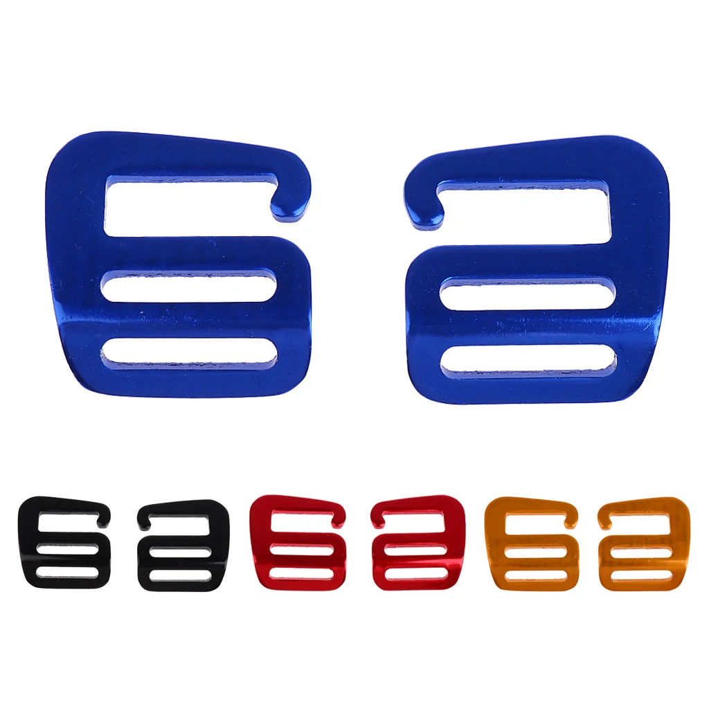 

1 pair G Hook Outdoor Webbing Buckle For Backpack Strap 25mm Quick Release Belts Shoes Bags Fasteners D Ring Accessories