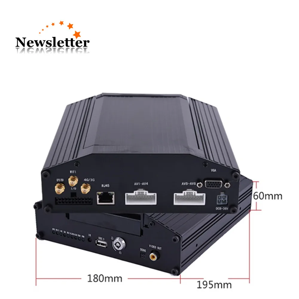 Жесткий диск MDVR 3G Wi Fi gps 720 P AHD 8Ch грузовик такси мобильный DVR|Видеорегистратор для