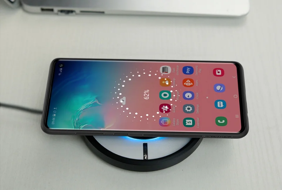NILLKIN Магнитный Qi беспроводной зарядный чехол для samsung Galaxy S10 чехол 6,1 Для samsung S10 Plus чехол 6,4