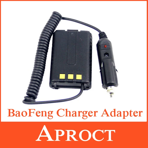 New BaoFeng Charger Adapter Accessories Vehicle Power Supply 5R For FM Ham Two Way Walkie Talkie Transmitter cb Radio Station |