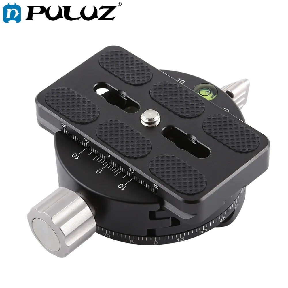 

PULUZ Aluminum Alloy 360 Degree Panorama Ball Head with Quick Release Plate for Camera Tripod Head