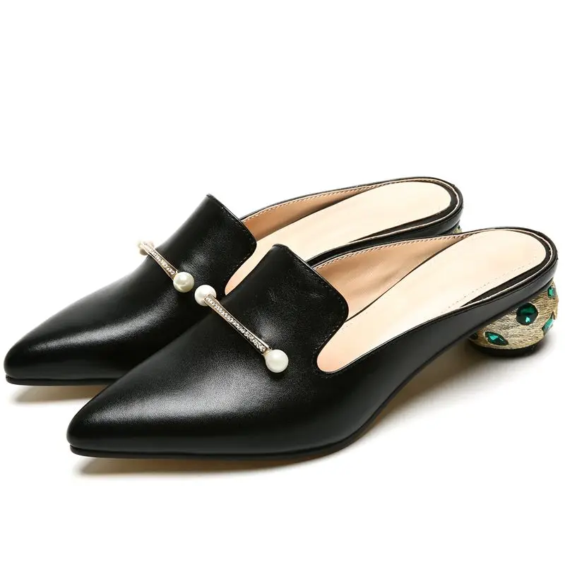 ENMAYER/Новое поступление летние туфли-гладиаторы из натуральной кожи Zapatos De Mujer