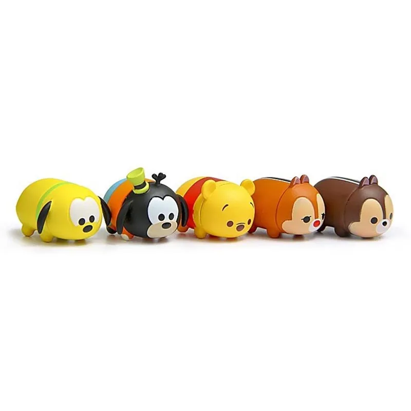 10 шт./лот 3 8 см Tsum Дональд Микки Винни утка игрушки милый эльф кукла купальные для