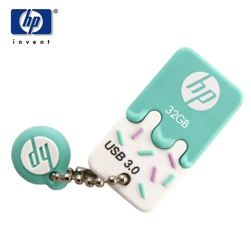 Флеш накопитель Usb 2017 32 ГБ 3 0 флешка HP X778w мультяшное кольцо модная мини в виде