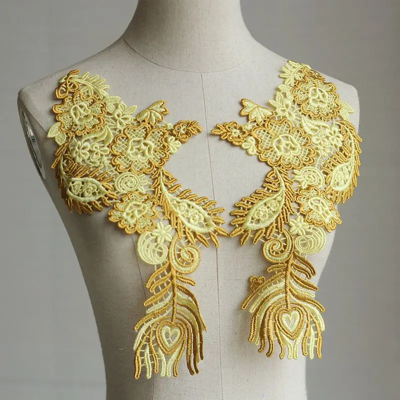 Бесплатная доставка (2 шт./лот) Высокое качество шитье цветочный мотив венозная