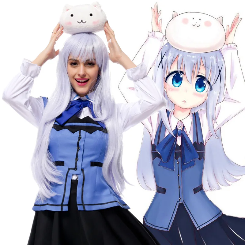 Костюм для косплея из японского аниме Is The Order A Rabbit House|cosplay costume|maid uniformmaid clothes |