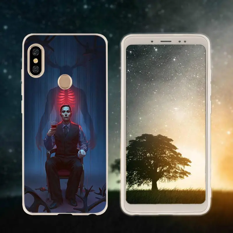 Ганнибал Мягкий чехол крышка для Xiaomi Redmi Примечание 8 iPhone 7 6 plus 5 iPad Pro 8a 7 6pro 6a s2 5a 4a 5 плюс y3 Coque Etui чехол для телефона чехол s - Цвет: Silicone 10
