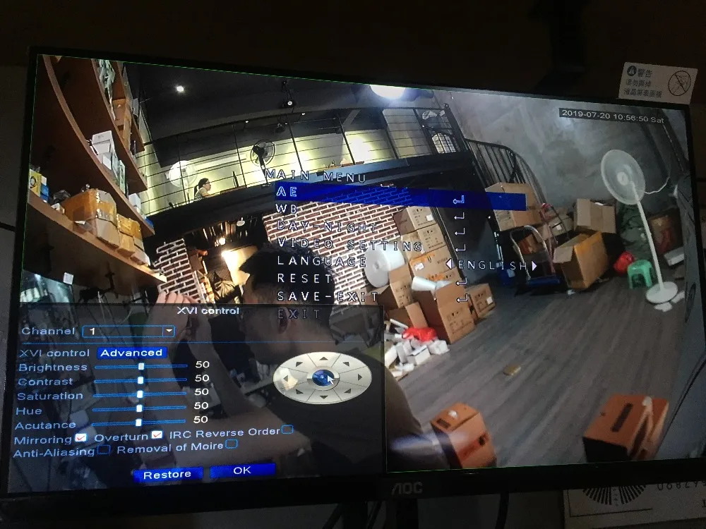 Sony 323 ccd AHD 1080P 1,7 мм широкоугольная мини-камера с отверстием для дверного отверстия, Проводная цветная камера видеонаблюдения 1200TVL CVI TVI камера наблюдения